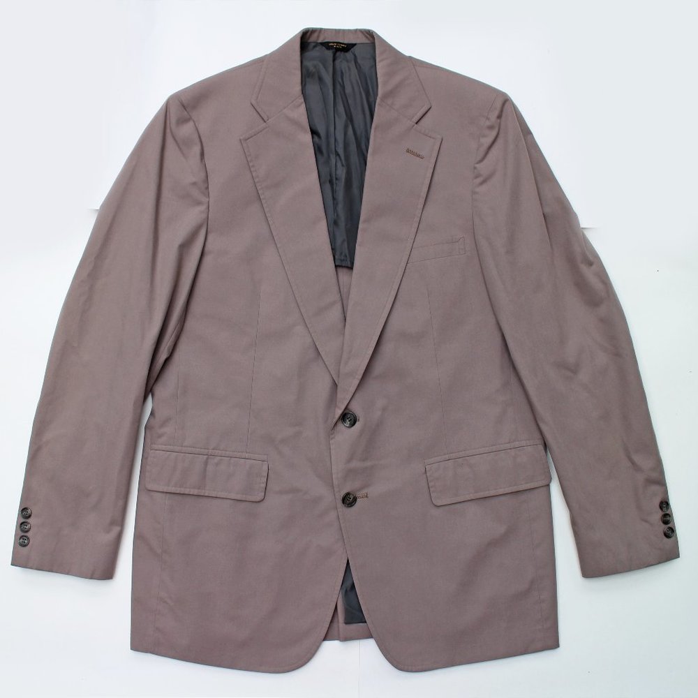 Jos. A. Bank Mens Sport Coat Taupe Cotton Blend